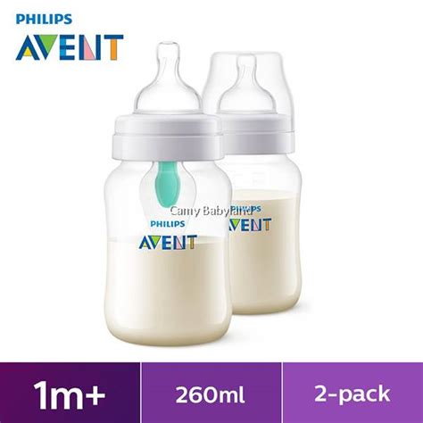 Philips Avent Anti Colic Airfree Vent 9oz 260ml Bottle Twin Pack