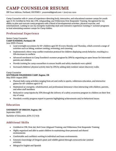 6 Counselor Resume Examples And Template For 2024