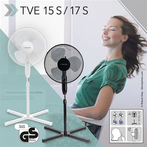 Standventilator TVE 15 S TVE 17 S kühlender Wind zu unschlagbar