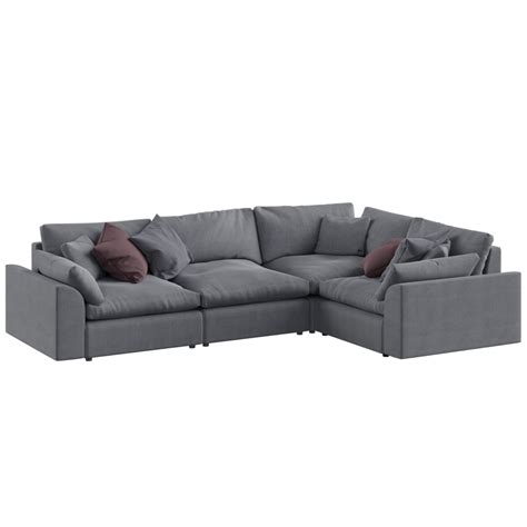 Grey Corner Sofa 01 • iMeshh - 3D Model for Blender 4.0+