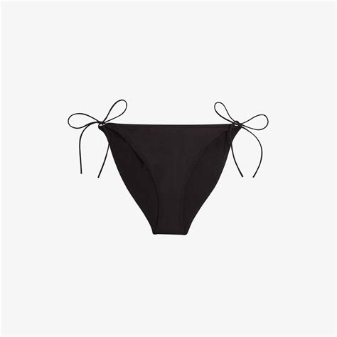 Calvin Klein String Side Tie Kad N Siyah Bikini Alt Kadin Mayo