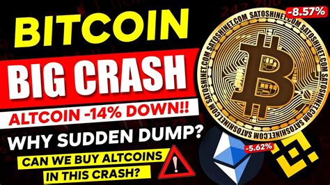 🔴 Bitcoin And Altcoins Today Big Crash Reason For The Sudden Dump