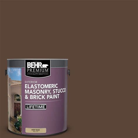 BEHR PREMIUM 1 Gal N150 7 Chocolate Therapy Elastomeric Masonry