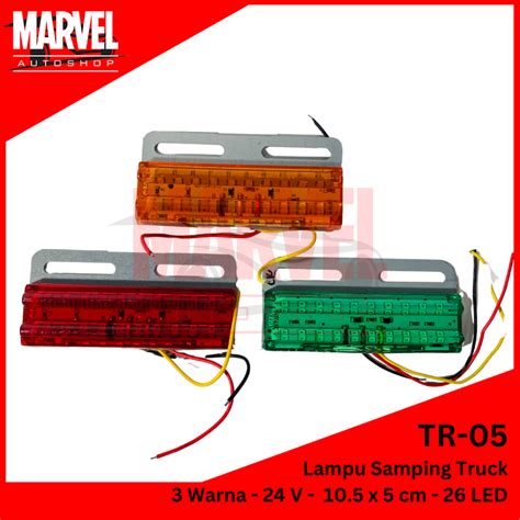 Jual Lampu Led Samping Bak Truck Truk Kotak Persegi Panjang V V