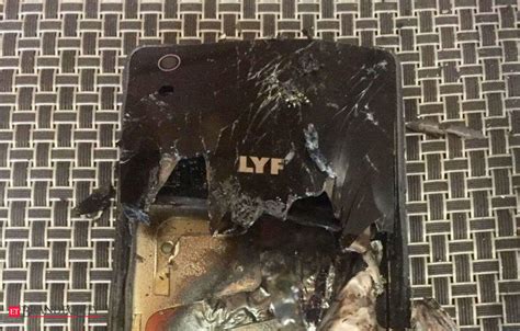 Reliance Jio Lyf Smartphone Explodes Bursting Into Flames Marketing