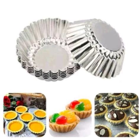 Jual 20pcs Cetakan Kue Pie Mini Berbagai Ukuran Cetakan Sus Mini