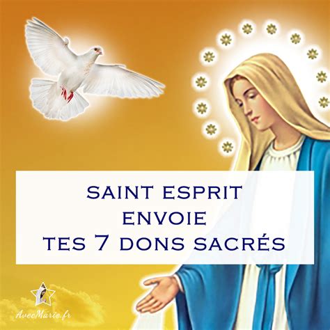 Rosaire Au Saint Esprit Pour Obtenir Ses 7 Dons Sacrés Avec Marie