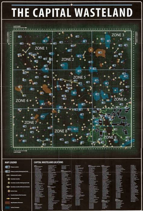 Large Detailed Map Of Fallout 3 Games Mapsland Maps Of The World