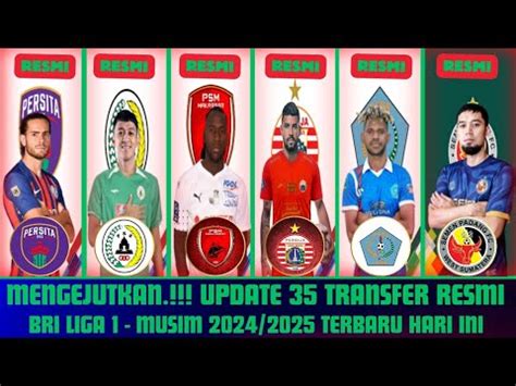 MENGEJUTKAN UPDATE 35 TRANSFER RESMI BRI Liga 1 Musim 2024 2025