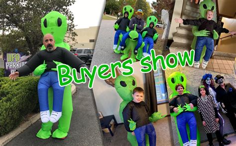 Birsppy Zizwo Inflatable Costume Adult Alien Halloween Inflatable Costumes Alien