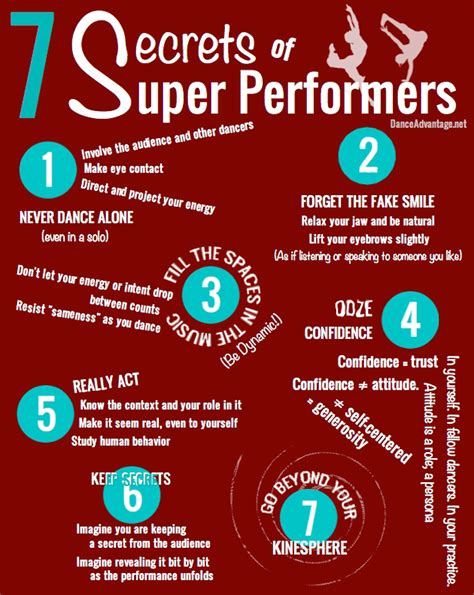 7 Secrets Of Super Performers Dance Technique Dance Tips Belly Dance