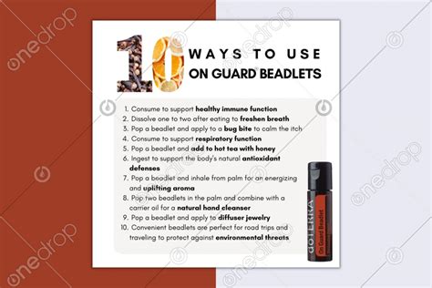 Dōterra On Guard Beadlets 10 Ways To Use By Pixel Perfect