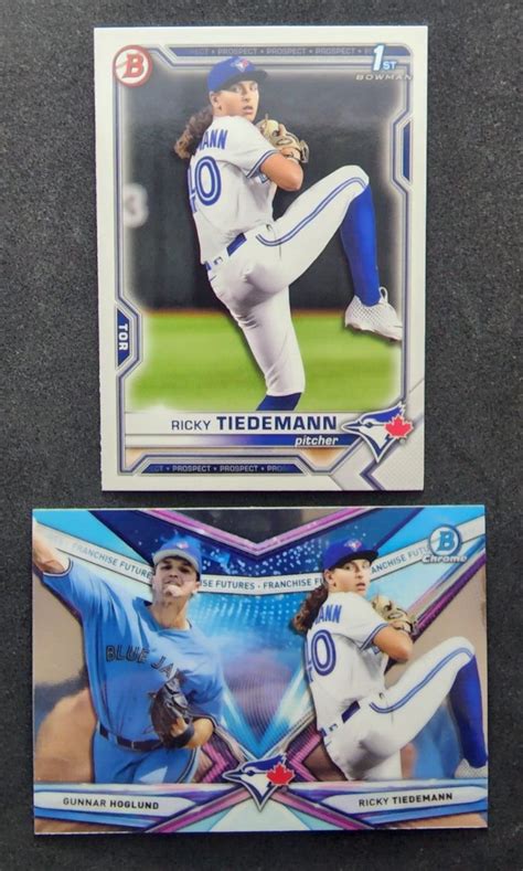 Ricky Tiedemann St Bowman Draft Bd Rookie Card Chrome Insert