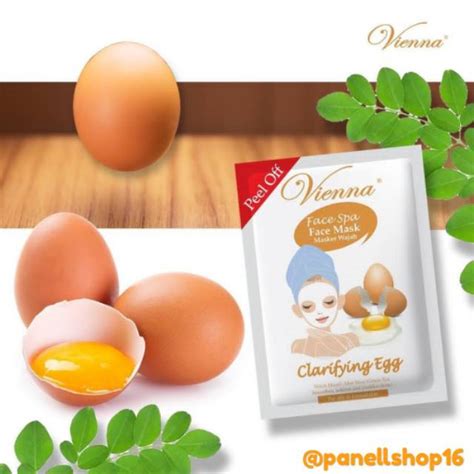 Jual Vienna Peel Off Face Mask Clarifying Egg Ml Vienna Masker