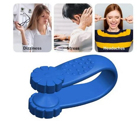 Web Of Hand Wearable Accupressure Massager Headache Relief Tension