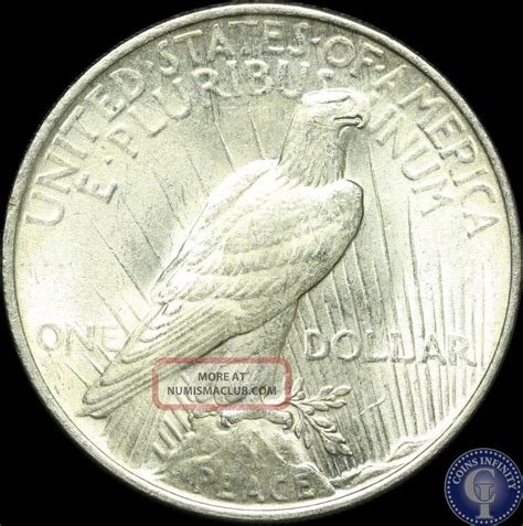 1923 P Uncirculated Silver Peace Dollar C61