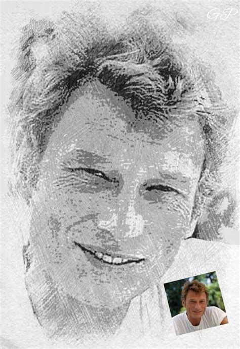 Pingl Par Vero Lebey Sur Celebrities Johnny Hallyday Peintre