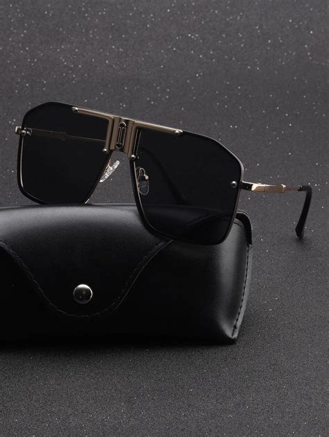 1 Pc Men S Flat Top Goggle Fashion Eyewear For Outdoor Use Elegant