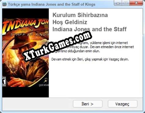 Indiana Jones and the Staff of Kings Türkçe yama TurkGameZ