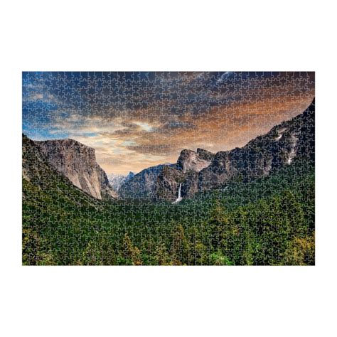 Yosemite Falls Puzzle 1014 Piece Jigsaw Puzzle 20x30 Inch Etsy