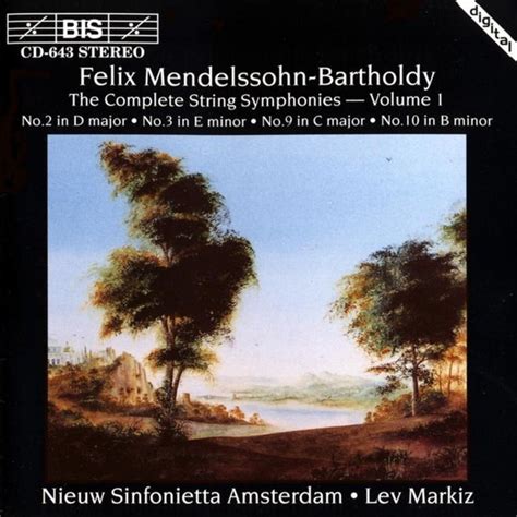 Nieuw Sinfonietta Amsterdam The Complete String Symphonies Cd Lev