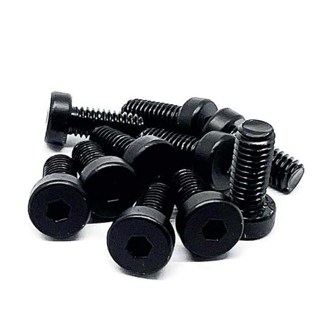 Low Profile Hexhead Cap Screw Matte Black Set Of 10 Fuel M6x12lphh Mb X10