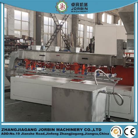 Pe Pp Wpc Polyethylene Pelletizing Granulator With Twin Screw Extruder