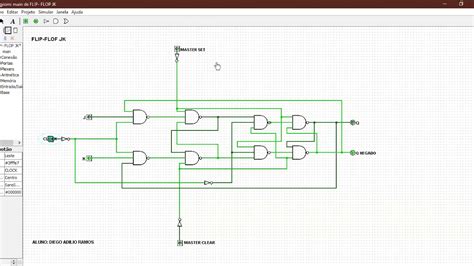 Flip Flop JK apresentação da simulação no logisim YouTube