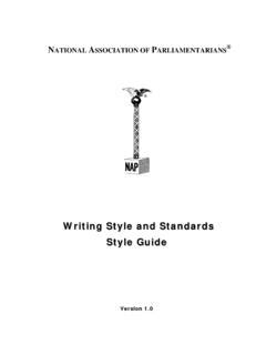 NAP Writing Style and Standards Style Guide / nap-writing-style-and-standards-style-guide.pdf ...