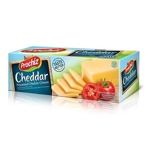 Prochiz Processed Cheddar Cheese Block 2kg Keju Cheddar Olahan Prochiz