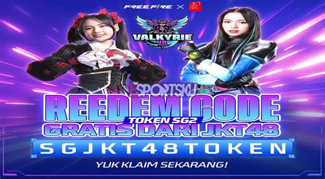 Kode Redeem Token Sg Free Fire Ff Buruan Ambil Esportsku