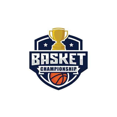 Basketball Championship Logo Design Vector 13168351 Vector Art At Vecteezy