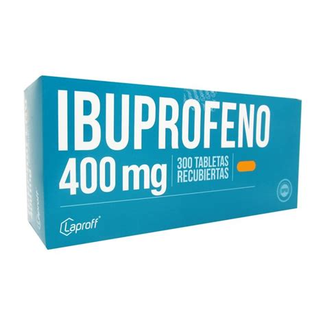 Ibuprofeno 400 Mg Laproff Blíster X 10 Tabletas Droguería Alameda Sur