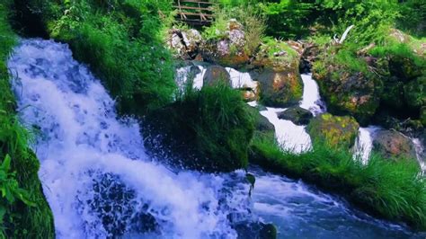 Hours Relaxing Music With Nature Sound Water Fall Rahatlatici Su