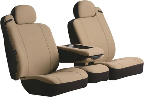 Fia SP88 7 Taupe Custom Fit Front Seat Cover Bucket Seats Poly Cotton