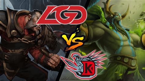 Lgd Vs Dk Game Ti Main Event Lower Bracket R Dota Youtube