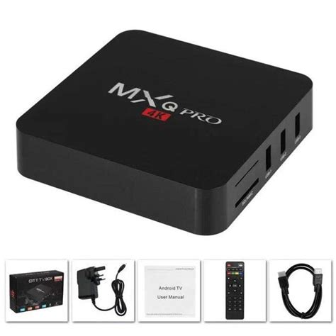 Tv Box Mxq Pro 4k 16G 256Gb Wi Fi 2 4 E 5G MVM Variedades 10 Anos