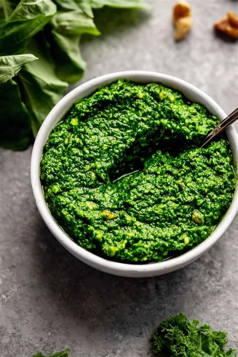 Kale Pesto Recipe Platings Pairings