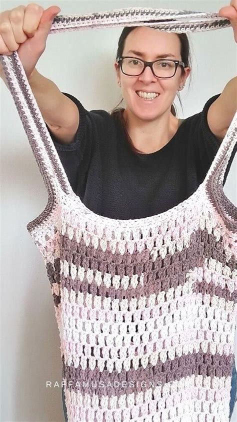 Granny Hexagon Market Bag Crochet Pattern By Raffamusadesigns Crochet