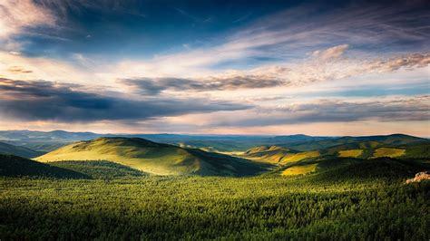 Mongolia Grassland Hd Wallpaper Baltana