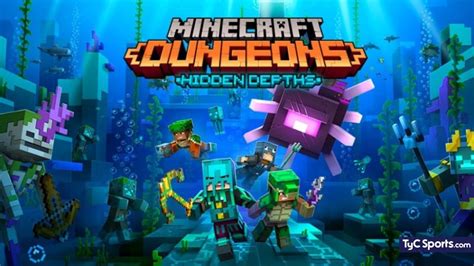 Minecraft Dungeons Todo Sobre Hidden Depths El Nuevo DLC TyC Sports