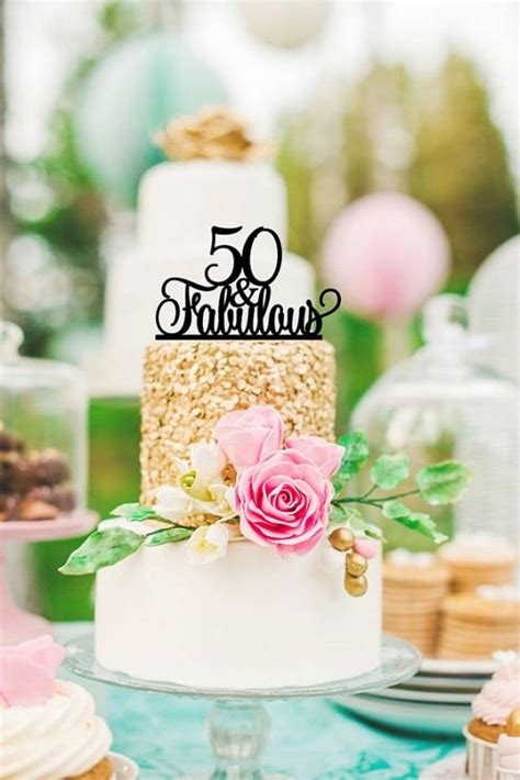 34 Unique 50th Birthday Cake Ideas with Images