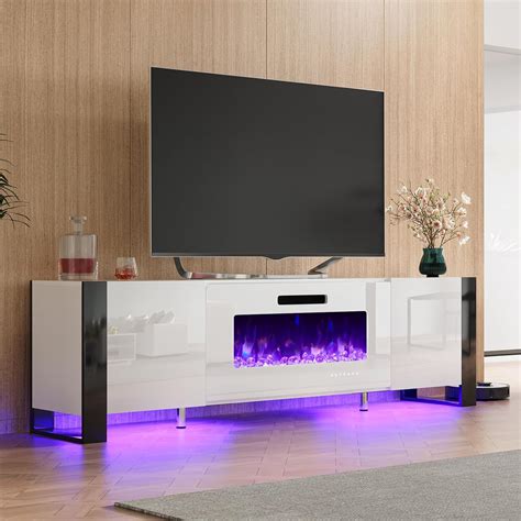 Amazon Amerlife Fireplace Tv Stand With Fireplace Modern