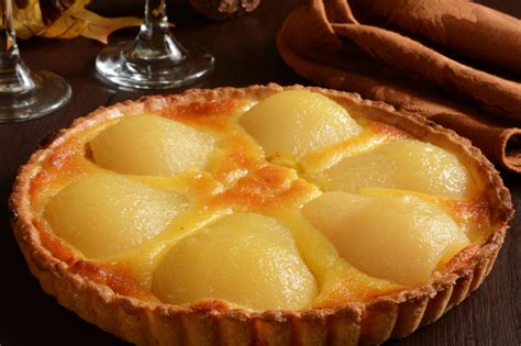 Tarte Au Flan Et Aux Poires Cuisinethermomix Recettes Sp Ciales