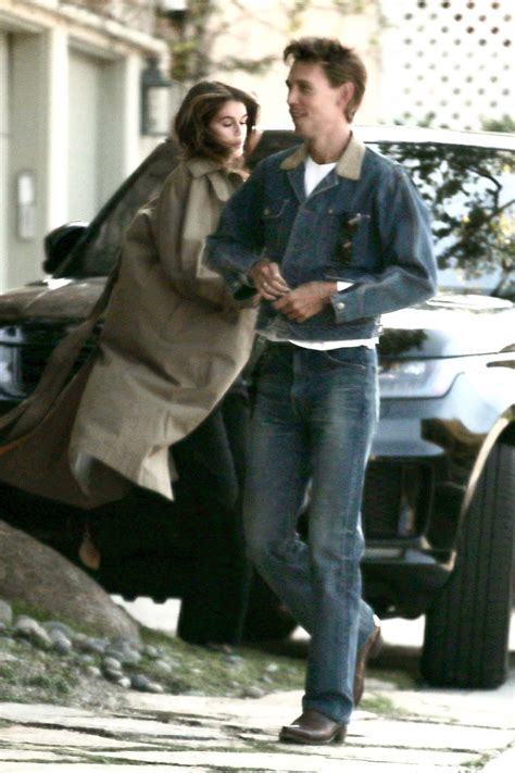 KAIA GERBER And Austin Butler Arrives At A Friends House In Malibu 04