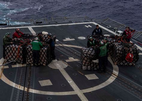 DVIDS Images Gridley Conducts A Vertical Replenishment At Sea With