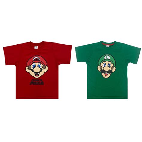 Super Mario Camiseta Fantasia Infantil Personagens Meninos Naruto