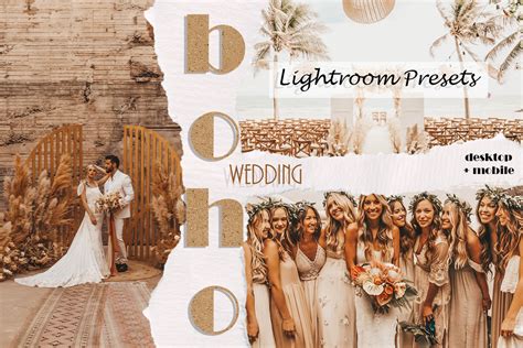 Boho Wedding Lightroom Presets Mobile Graphic By Liquid Amethyst Art · Creative Fabrica