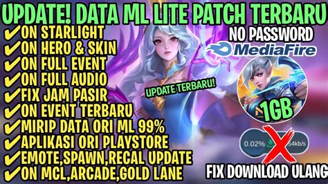 Data ML Lite Full Event 1Gb Terbaru Patch Chip ML Lite Cara