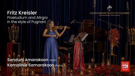 Kreisler Praeludium And Allegro In The Style Of Pugnani Amarakoon